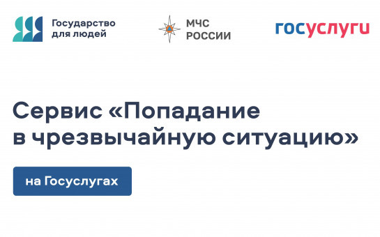Информируем о работе цифрового сервиса «Чрезвычайная ситуация»