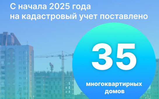 В Новосибирской области на кадастровый учет поставлено 35 многоквартирных домов