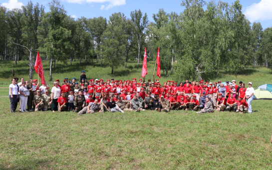 На Маматынской поляне дан старт районной военно-патриотической смене 
